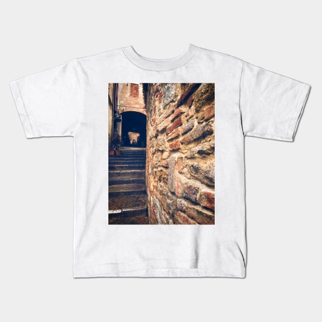 Tuscan Corners Kids T-Shirt by Tess Salazar Espinoza